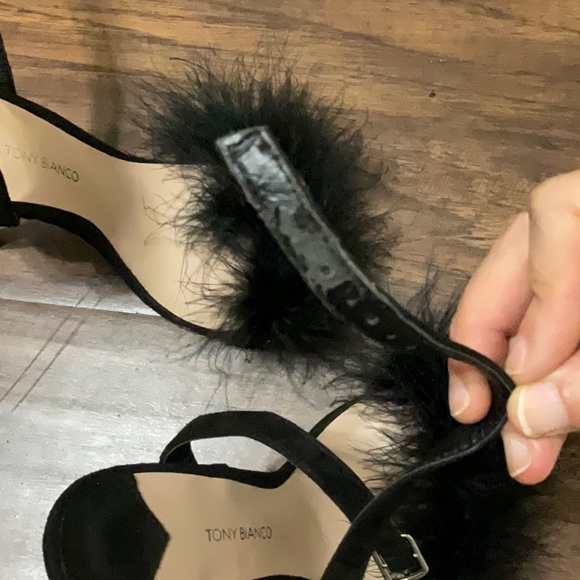 Tony Bianco Avery Heel Black Kid Suede - Picture 8 of 9